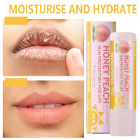 Bálsamo labial protector solar de melocotón y plátano SPF 30 UVA protege los labios Bálsamo labial incoloro hidratante - details 3