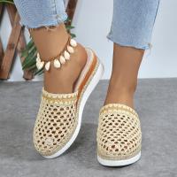 Zapatos de tacón de cuña transpirables de verano para mujer - details 2