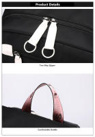 Mochila para Niñas  Mochila de Día al Aire Libre con Puerto de Carga USB 21 Litros Negro Rosa - details 23