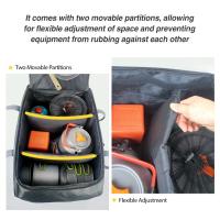 Bolsa de Cocina para Acampar Bolsa de Almacenamiento Impermeable y Aislada para Estufa al Aire Libre Bolsa de Mano para Cocinar Tamaño M, L - details 15
