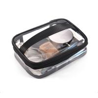 Bolsa de lavado con cremallera de TPU informal portátil, organizador de maquillaje femenino, almacenamiento de baño, bolsa de cosméticos transparente, estuche de maquillaje, bolsa de almacenamiento - details 4