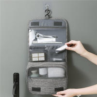 Bolsa De Viaje Portátil Para Hombres Y Mujeres Organizador De Maquillaje Impermeable De Tela Oxford Con Almacenamiento Y Bolsillo Para Artículos De Higiene - details 4