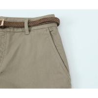 Pantalones casuales de mujer en verano con cinturón trenzado, cintura media, estilo versátil para todas las ocasiones - details 5