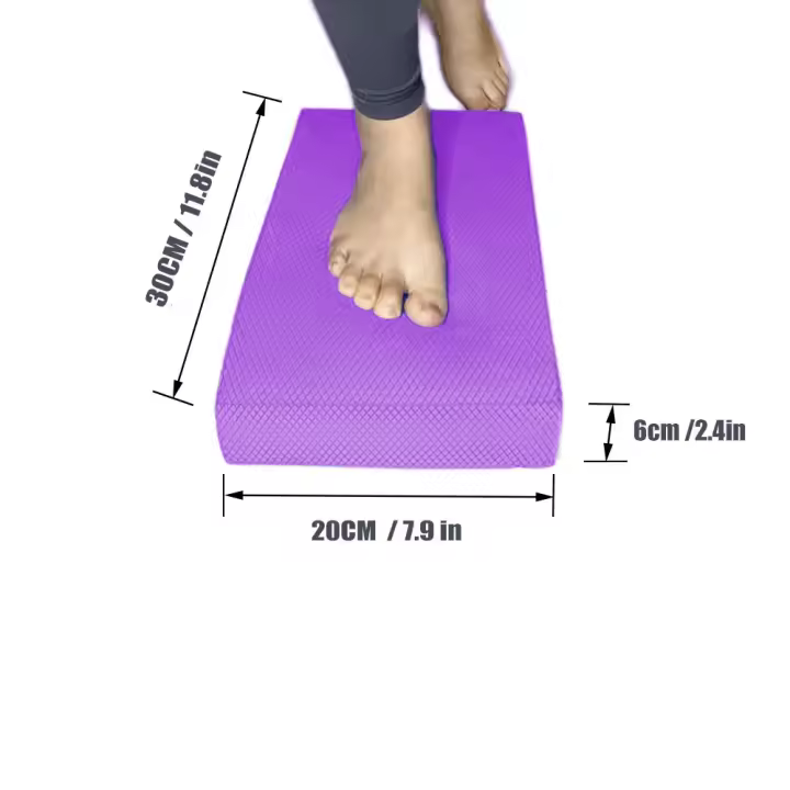 Almohadilla de Equilibrio Suave de TPE para Yoga Cojín de Espuma para Ejercicio - 1