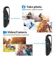 Minicámara de salpicadero Hd 1080P para motocicleta, videocámara montada en el cuerpo, grabadora de vídeo portátil, para entrevistas, al aire libre - details 2