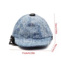 Gorra de béisbol vaquera, bolso cruzado, bolsa de almacenamiento para auriculares, Mini sombrero Harajuku, billetera, monedero de lona portátil de estilo coreano para uso diario - details 0