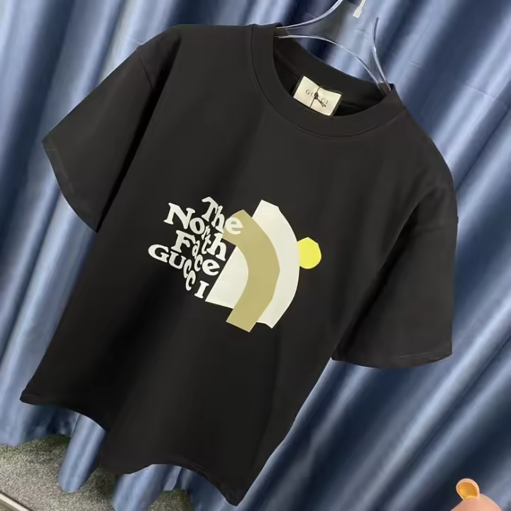 FSTN08 GU--CCI, el mejor diseño de camiseta, ropa usada barata, camiseta personalizada, 100% algodón para hombre - 1