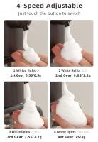 Nuevo Dispensador automático de jabón montado en la pared, lavadora de manos inteligente de espuma, Sensor de inducción de baño líquido recargable de 500ml - details 2