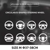 Protector Universal para volante de coche de 38cm, accesorios para coche, cubierta de cuero Napa para volante, salida de fábrica - details 8