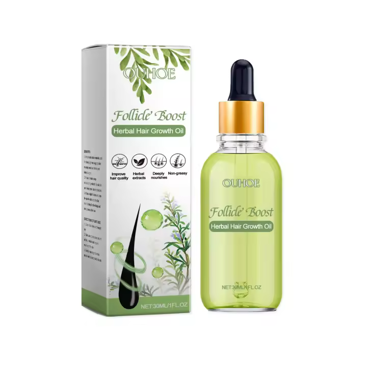 Aceite esencial a base de hierbas para hidratar y reparar el cuidado del cabello seco, encrespado, liso y grueso. - 1