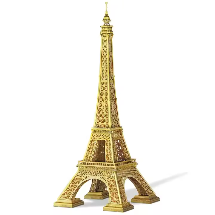 Piececool-rompecabezas 3D de Metal DIY, Torre Eiffel, 8,66 pulgadas, kits de modelos de ensamblaje, rompecabezas de juguete, regalos de cumpleaños para adultos y adolescentes - 1