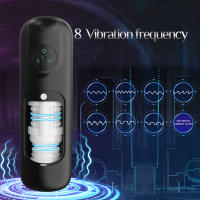 Masturbador masculino de empuje automático Frotar masturbación Chupar máquina de mamada Juguetes sexuales para adultos para hombres Masturbadores masculinos Vibrando 4 en 1 Chupar automático Mastubador masculino Empeine Vibración Copa de masturbación Masa - details 11