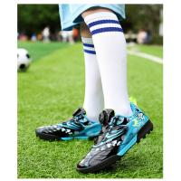 Zapatos de fútbol de marca para niños, zapatillas de fútbol antideslizantes para entrenamiento de campo de césped, tenis de fútbol, zapatillas de fútbol a la moda para niños - details 10