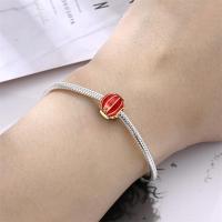 Abalorios de Danza de León y Gato de Sello de Plata Esterlina S925 100% Auténticos para Pulsera DIY de 3mm Joyería de Moda para Mujeres Regalo con Piedra de Zirconia - details 14