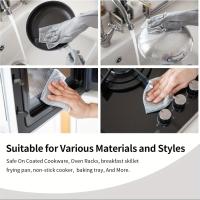 Paquete de 10 bayetas multiusos resistentes a arañazos, ideales para secar y humedecer - details 1