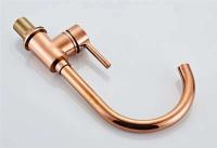 Grifo de oro rosa/negro/cromado mezclador de agua fría y caliente grifo de fregadero giratorio de 360 ​​grados montado en cubierta para cocina - details 20