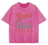 Camiseta Casual de Verano para Mujer Algodón Cinturón, Cuello Redondo, Manga Corta - details 49