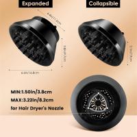 Difusor de secador de pelo Universal, accesorio para ondas finas y gruesas, rizadas y encrespadas, herramienta de salón de belleza con Clip - details 5