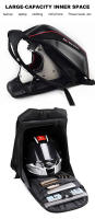MJMOTO Carcasa de Fibra de Carbono Casco Integral Impermeable Gran Capacidad - details 5