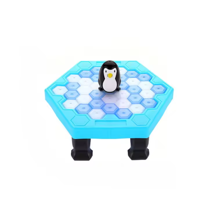 Tocar-rompecabezas de mesa de entrenamiento para Niños y niñas, Juguete infantil para salvar al pingüino, el hielo - 1