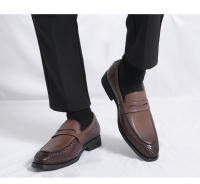 Mocasines, zapatos sin cordones, zapatos formales sin cordones de estilo británico, zapatos de hombre - details 15
