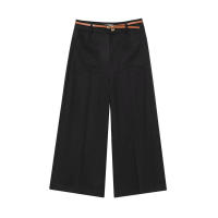 Conjunto Casual Elegante para Mujer Top sin Mangas con Botón, Pantalones Rectos Holgados, Moda de Verano 2025 - details 7