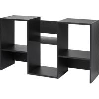 Estantería decorativa/estantes flotantes/Estantería de madera/Estantería con 4 estantes, oficina,modular, sala de estar, biblioteca - Display Shelf SRK-W3 - Marrón ceniza - details 28
