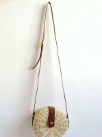 Bolsos al aire libre personalizados portátiles de las mujeres de la playa de Crossbody de la mano de la honda de los artículos vendedores calientes con la correa de hombro de la PU - details 2