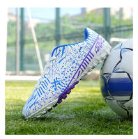 Zapatos de fútbol para hombre, botas de fútbol para exteriores, zapatos de tacos de fútbol para niños, zapatillas de entrenamiento antideslizantes transpirables, entrenadores de Futsal de césped - details 30
