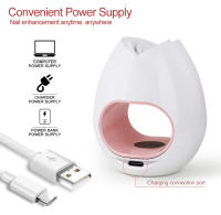 Lámpara LED UV para uñas, Mini secador de uñas profesional para manicura, máquina de manicura eléctrica portátil con línea USB, 8W - details 6