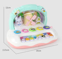 Juguete Musical con sonido de Animal para bebé, Teclado de Piano, instrumento Musical eléctrico intermitente, juguetes educativos tempranos para niños - details 11