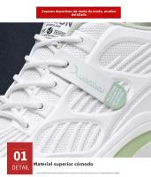 Zapatillas Bajas, Zapatos Versátiles Que Aumentan La Altura Interior - details 3