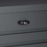 Caja de Almacenamiento Exterior Robusta de 450 L 120x61x62cm Espesor 0,40mm Tapa Abatable - details 5