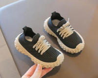 Calcetines de punto ligeros de malla para niños y niñas, suela de neumático transpirable, zapatos antideslizantes para niños - details 2