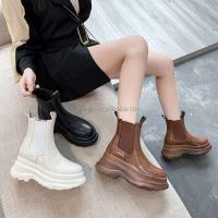 Modelo de llegada: tacones altos de marca para mujer, piel Oxford, botas Chelsea, precio bajo de invierno para mujer - details 9
