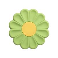 Posavasos de silicona resistentes al calor con flores Posavasos antideslizantes para tazas de bebidas, mantel individual para mesa, accesorios de cocina - details 0