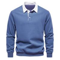 Sudaderas con cuello tipo Polo para hombre, ropa informal y Social, sudaderas de algodón de calidad, nuevo diseño de moda de otoño, 2025 - details 15