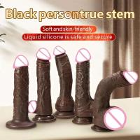 Leten-consolador grande realista para hombres y mujeres, pene largo, penetración, doble Anal, masturbación, Sexy, bienestar Sexual, Juguetes sexuales - details 1