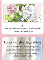 Micro bloque de construcción de micropartículas para niños, flor con cubierta de polvo, ramo de vida eterna, juguete de adorno, decoración romántica, juguetes de ladrillo - details 6
