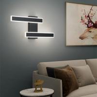 Goeco Luz de Pared LED Negra 32W Ahorro de Energía Regulable Brillo Blanco Caliente/Medio/Frio - details 8