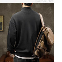 Camisa deportiva informal elegante para hombre, polo holgado con cuello de media cremallera - details 11