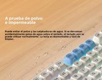 Langtu L98 teclado de tres modos de alto valor RGB con cable juego competitivo oficina escribiendo película inalámbrica teclado silencioso - details 22
