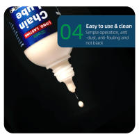 Lubricante para cadena de bicicleta aceite ceroso para cadena de bicicleta de montaña 120ML cadena seca cerosa para bicicleta de montaña mantenimiento de aceite horquilla volante accesorios para bicicleta - details 4