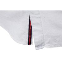 Camisa delgada de primavera y verano, camisa de manga larga de color sólido de negocios de moda para hombres de estilo japonés informal de algodón y lino para hombres (talla de EE. UU.) - details 9