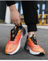 Zapatillas de deporte de los hombres 2025 primavera y verano nuevo botón zapatillas de deporte transpirable casual zapatos de malla antideslizante niños zapatillas de correr - details 8