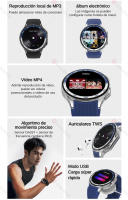 SANLEPUS Reloj Inteligente Hombre, Smartwatch con Pantalla AMOLED 1.43", 4GB Almacenamiento, Reproducción MP3/MP4, Asistente de Voz AI, Llamadas Bluetooth, Notificaciones, Modos Deportivos, Monitoreo de Sueño y Ritmo Cardíaco, para Android e iOS - details 2