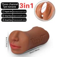 Taza de avión para hombres, masturbador masculino, masturbación Anal vaginal Oral, Vagina Real suave, Coño de bolsillo, Juguetes sexuales para hombres, mamada - details 5