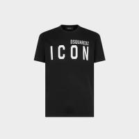 Camiseta clásica Dsquared2 de manga corta con estampado de letras para hombre, color blanco. - details 5