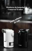 Tarro de café en grano de grado alimenticio, con monitor de humedad y doble capa para almacenamiento. Disponible en dos colores - details 0