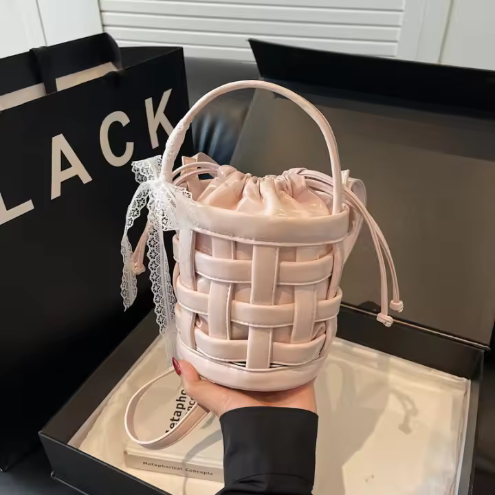 Bolso Tejido de Moda 2025 Bolso Cruzado Versátil para Mujeres Bolso de Verano en Alta Venta - 1